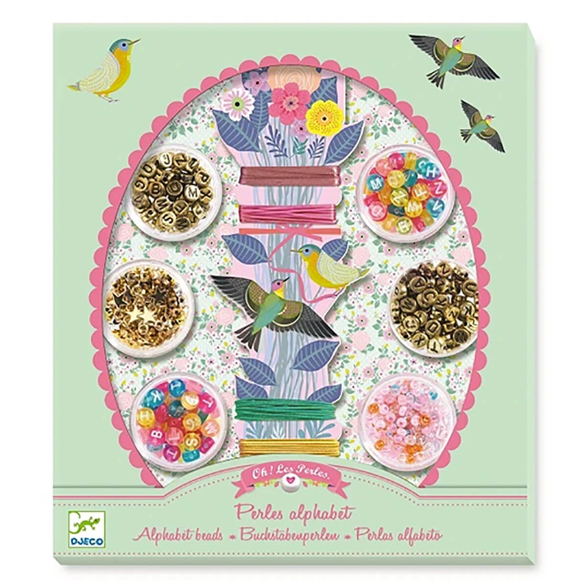 Oh! Les Perles Alphabet Beads Jewellery Kit By Djeco