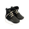 Shearling High Tops In Black By Amy & Ivor