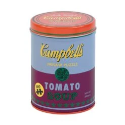 Andy Warhol Soup Can Red Violet 300 Piece Puzzle By Mudpuppy