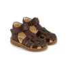 Fisherman Toddler Sandals In Angulus Brown By Angulus - Last Ones In Stock - 23-24 EUR