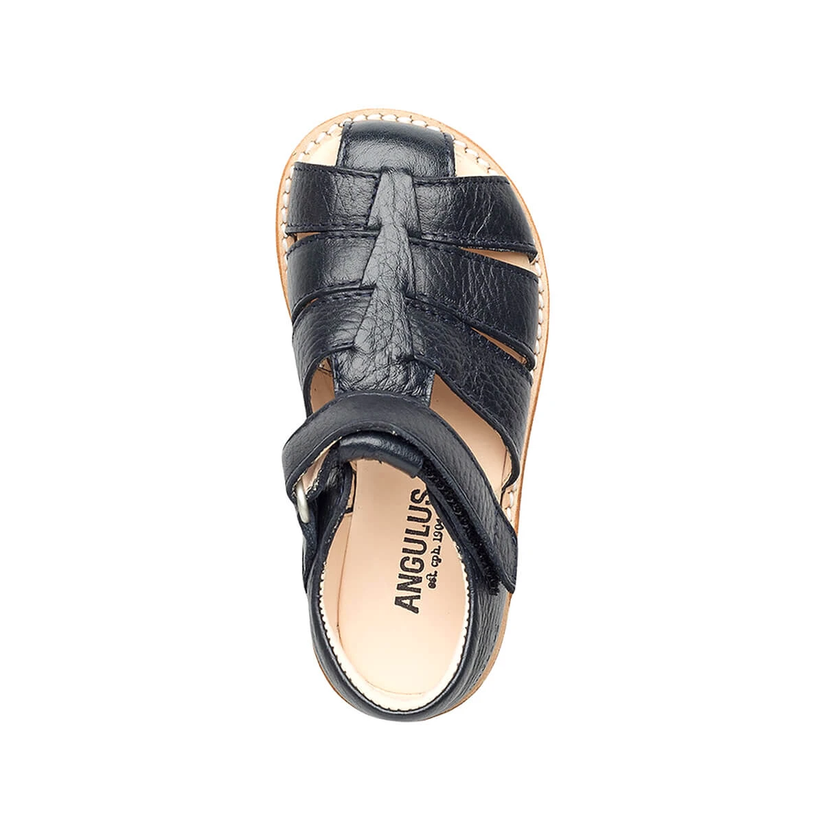 Fisherman Sandals In Navy By Angulus - Image 4