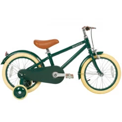 Classic Pedal Bike In Green By Banwood - IN STOCK