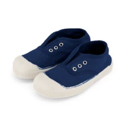 Elly Slip On Tennis Shoe In Indigo By Bensimon