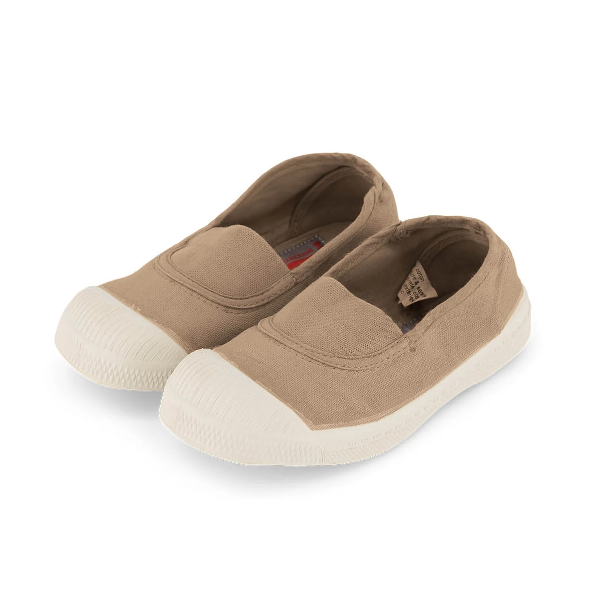Elastic Tennis Shoe In Shell By Bensimon - Image 3