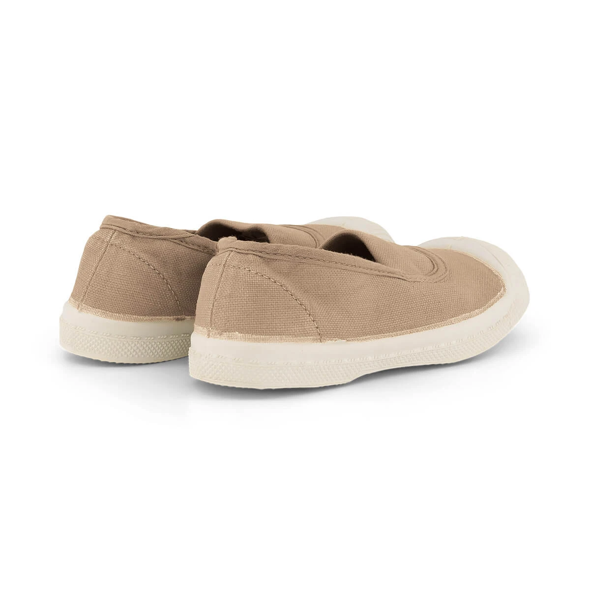 Elastic Tennis Shoe In Shell By Bensimon - Image 4