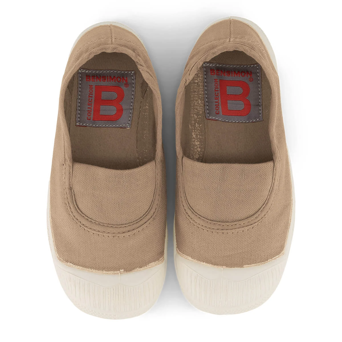 Elastic Tennis Shoe In Shell By Bensimon
