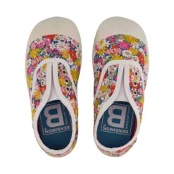 Elly Liberty Slip On Tennis Shoe In Libby Flowers By Bensimon