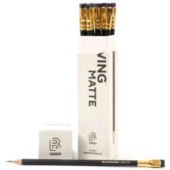 Blackwing Matte Black Soft Pencil (Pack Of 12) By Blackwing