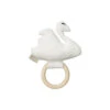 Swan Rattle In Off White By Cam Cam Copenhagen