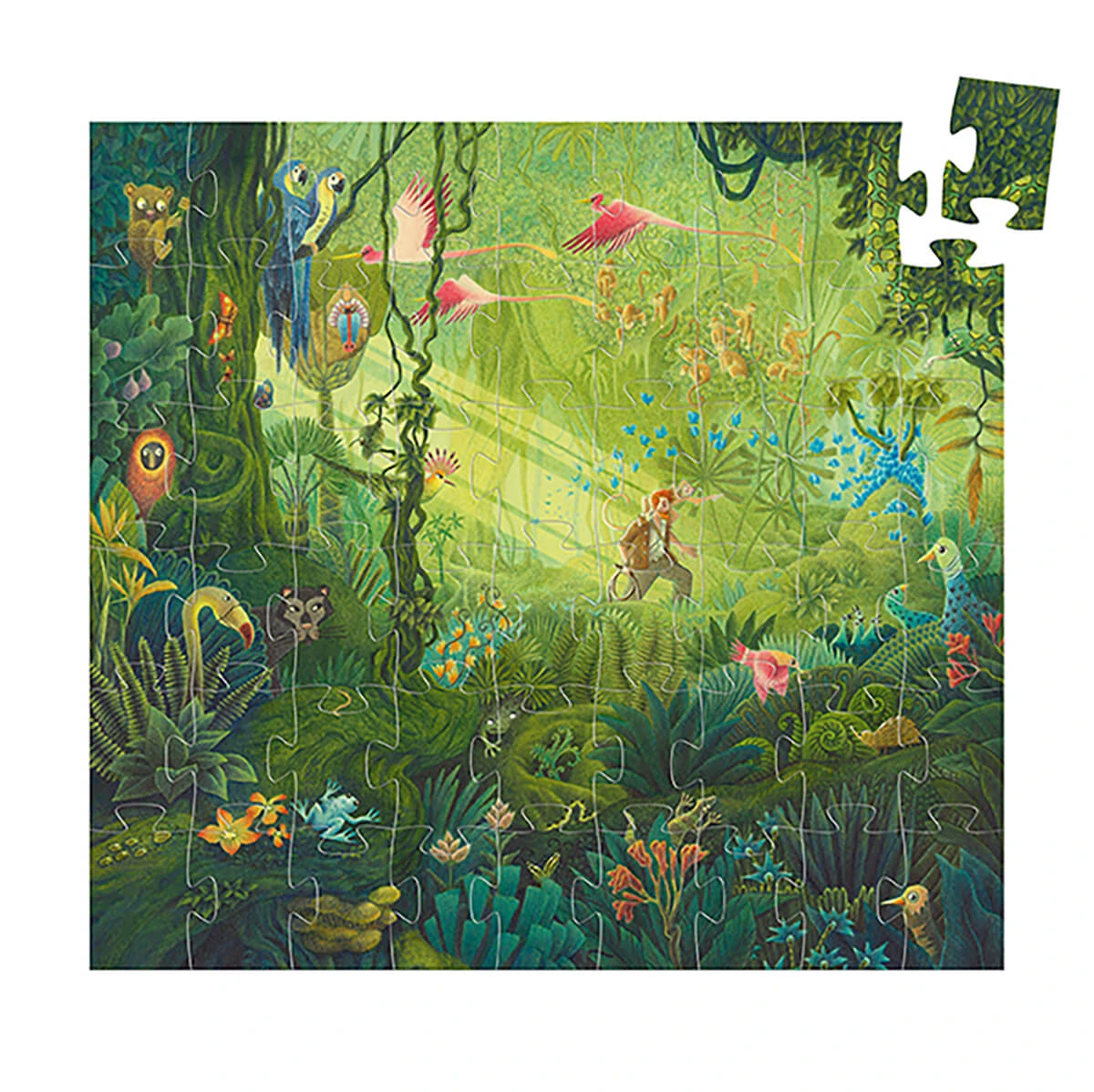 In The Jungle 54 Piece Jigsaw Puzzle By Djeco - Image 2