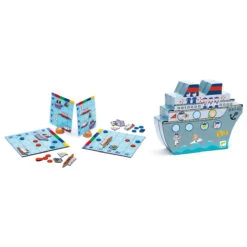 Naviplouf Magnetic Battleships Game By Djeco
