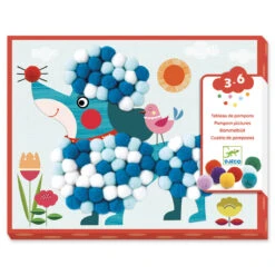 Pompom Puppies Craft Kit By Djeco