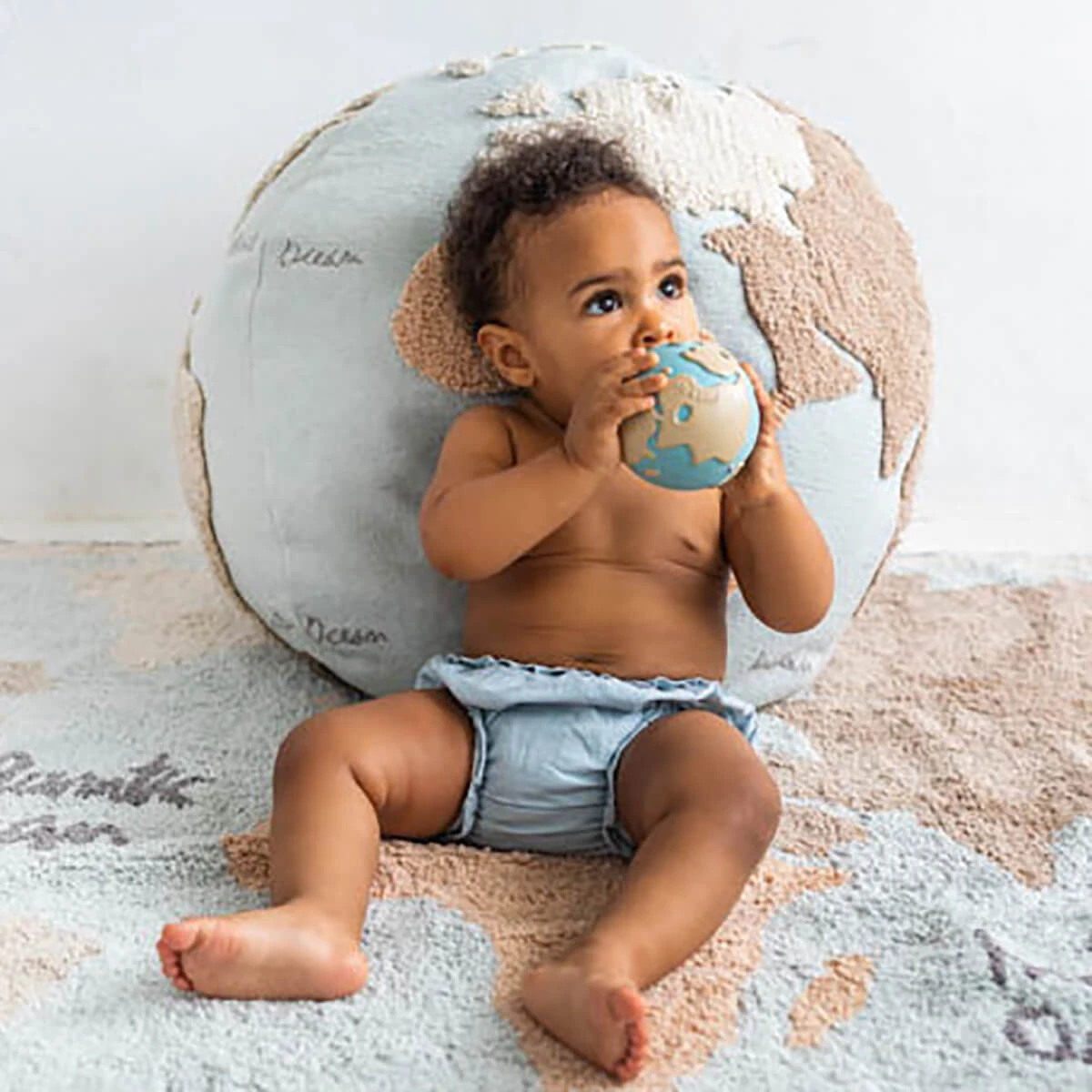 Earthy The World Teether / Bath Toy By Oli & Carol - Image 4