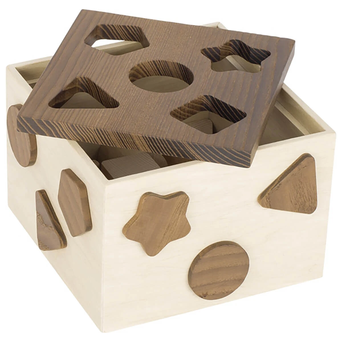 Sort Box In Natural Wood By Goki Nature - Image 2