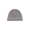 Stripe Baby Beanie In Nearly Black By Gray Label