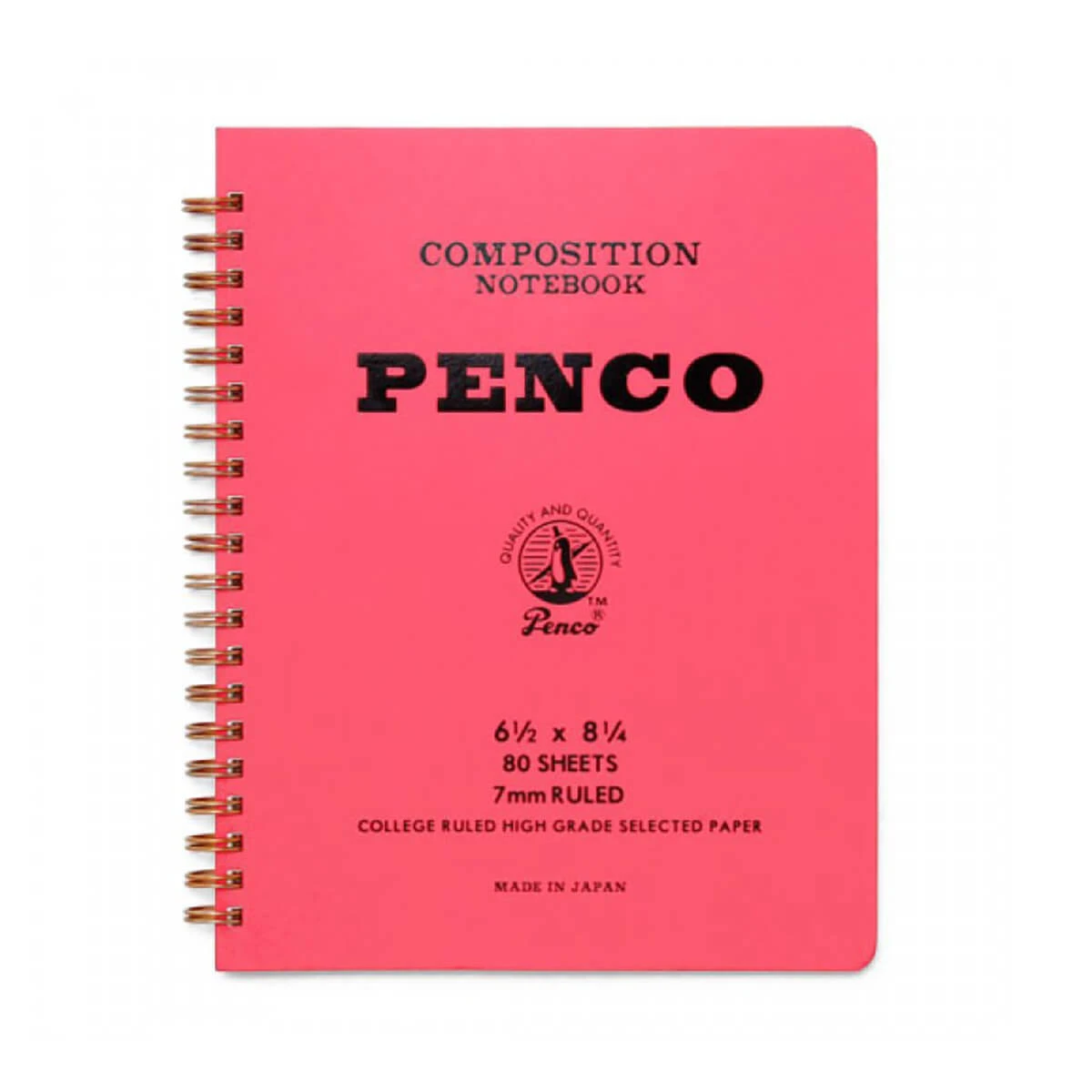 Large Coil Notebook In Red By Hightide Penco