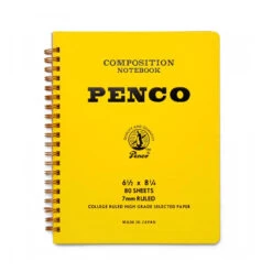 Large Coil Notebook In Yellow By Hightide Penco
