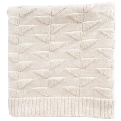 Charlie Blanket In Off White By Hvid