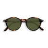 Sun Adult Sunglasses #D In Brown Tortoise (Green Lens) By Izipizi