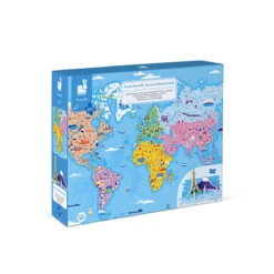 World Curiosities 350 Piece Educational Jigsaw Puzzle By Janod