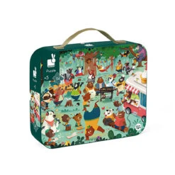 Family Bears 54 Piece Jigsaw Puzzle In Carry Case By Janod