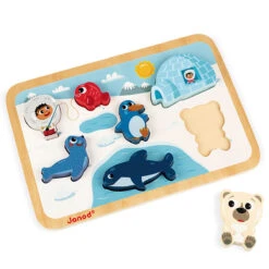 Arctic Chunky Wooden Puzzle By Janod