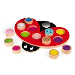 I Am Learning Touch: Coccitouch Ladybird By Janod