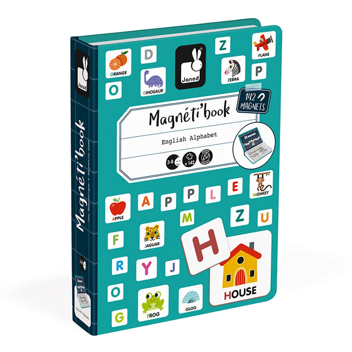 English Alphabet Magneti Book By Janod - Image 6