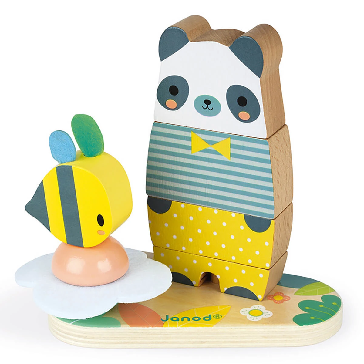 Pure Stackable Bear By Janod