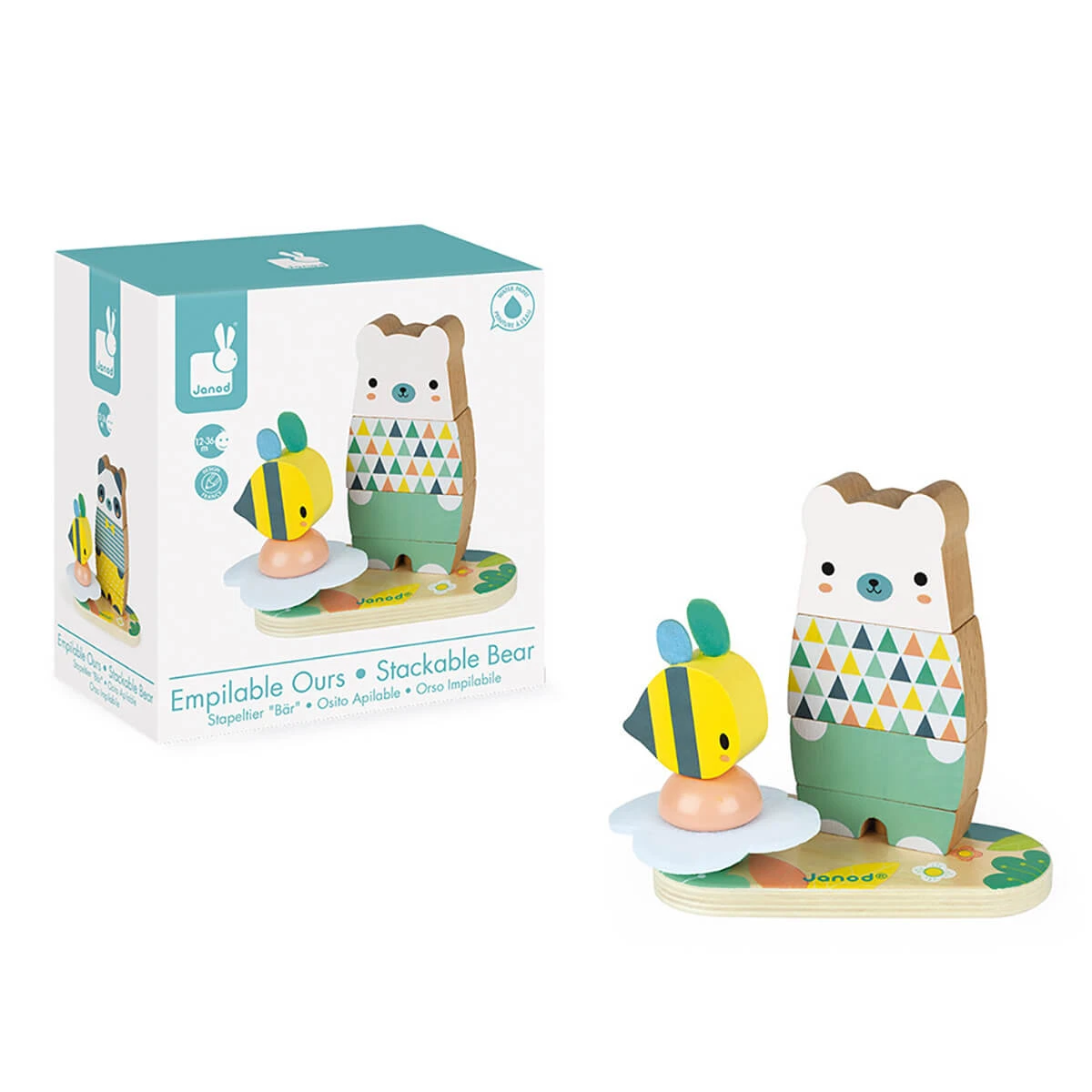 Pure Stackable Bear By Janod - Image 5