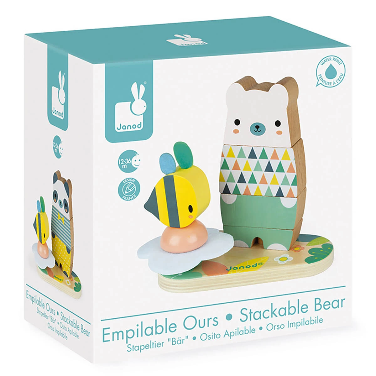 Pure Stackable Bear By Janod - Image 6