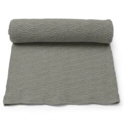 Pointelle Baby Blanket In Mulled Basil By Konges Sløjd