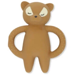 Teether Soother Raccoon In Caramel Brown By Konges Sløjd