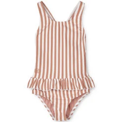 Amara Swimsuit In Tuscany Rose / Creme De La Creme By Liewood