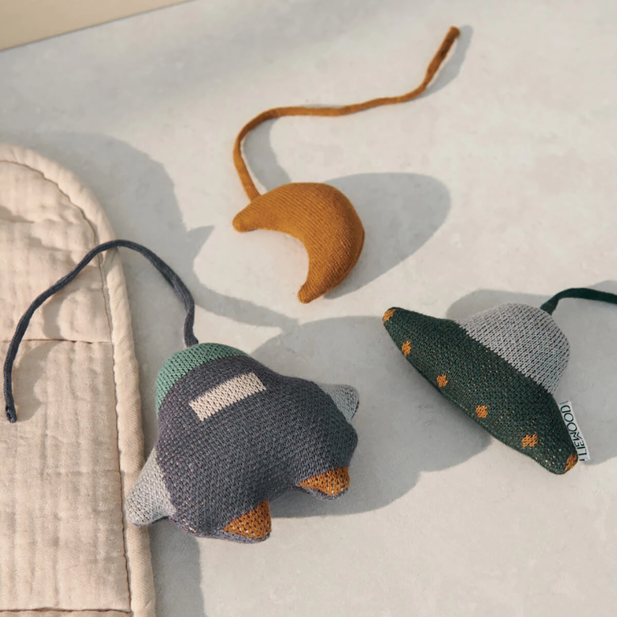 Grace Play Gym Accessories In Space Whale Blue Multi Mix By Liewood - Image 2