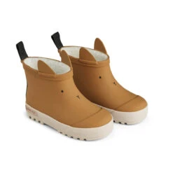 Jesse Thermo Rainboots In Golden Caramel / Sandy Mix By Liewood