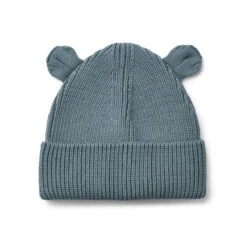 Gina Beanie In Whale Blue By Liewood