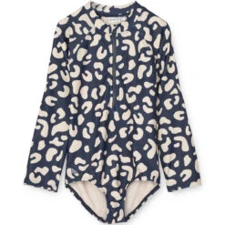 Magali Swimsuit In Leo Navy By Liewood