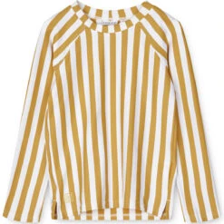 Noah Swim Tee In Yellow Mellow / White By Liewood