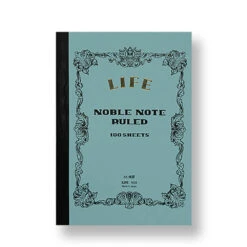 Noble Note Ruled Notebook A5 (Blue) By Life Japan