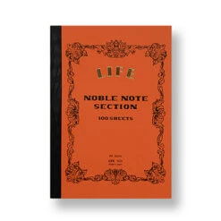 Noble Note Section Notebook A5 (Red) By Life Japan
