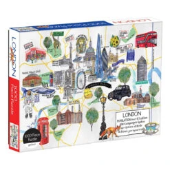 London Map 1000 Piece Puzzle By Mudpuppy