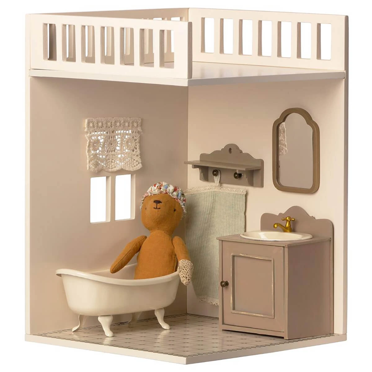 House Of Miniature Dollhouse Bonus Bathroom By Maileg - Image 2