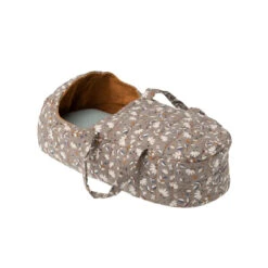 Quilted Carrycot In Ochre Flowers By Maileg