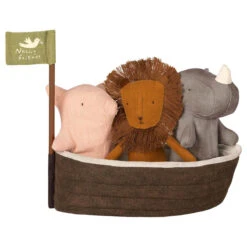Noah's Ark With 3 Mini Animals By Maileg