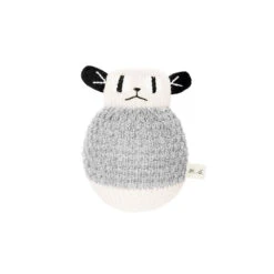 Loris Roly Poly Soft Toy In Grey By Main Sauvage
