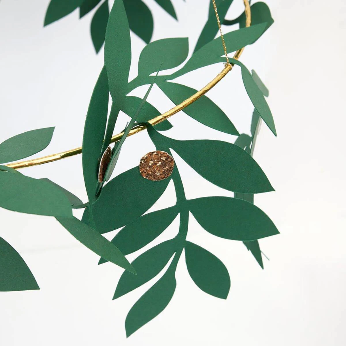 Festive Foliage Chandelier By Meri Meri - Image 4