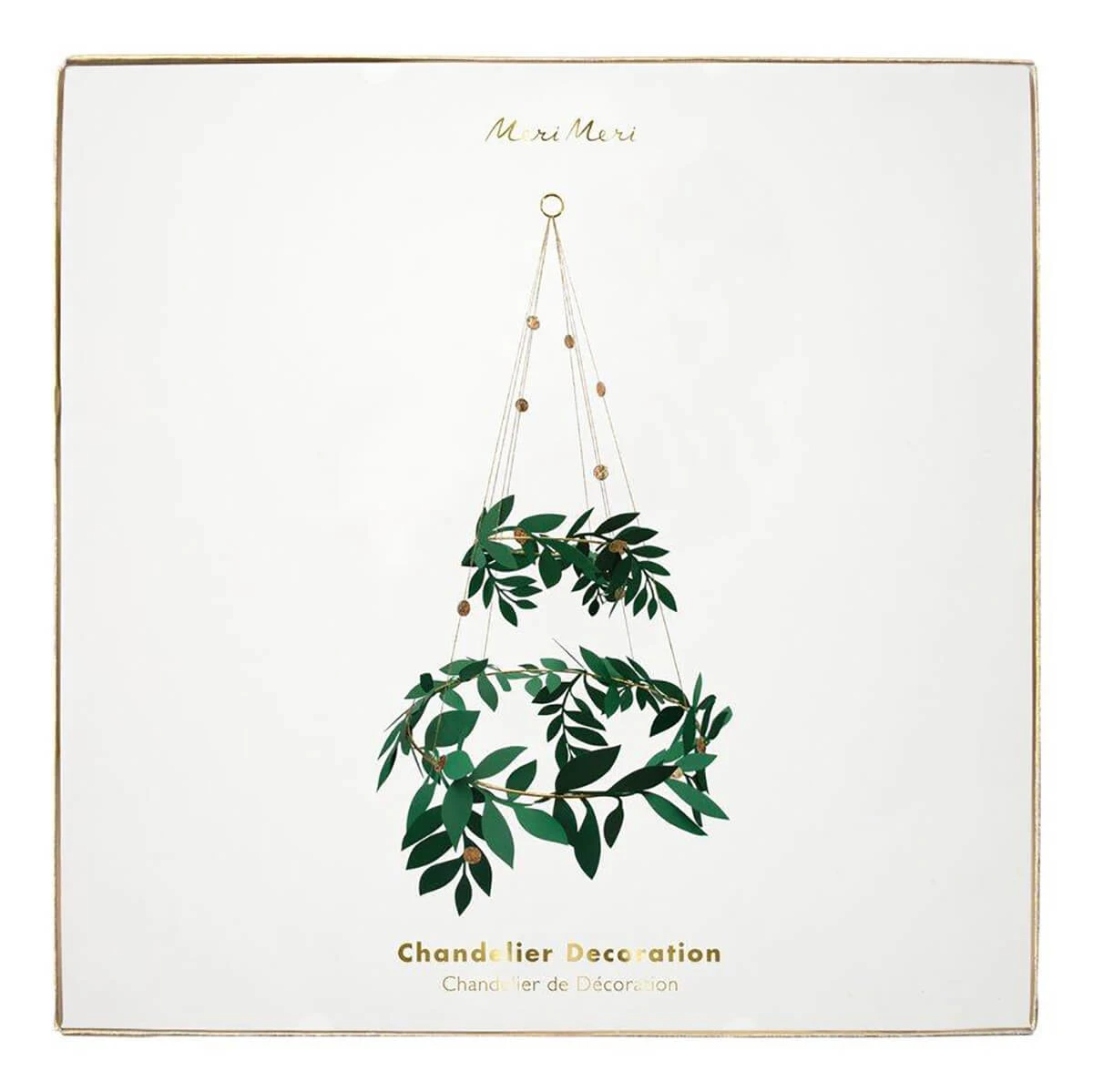 Festive Foliage Chandelier By Meri Meri - Image 6