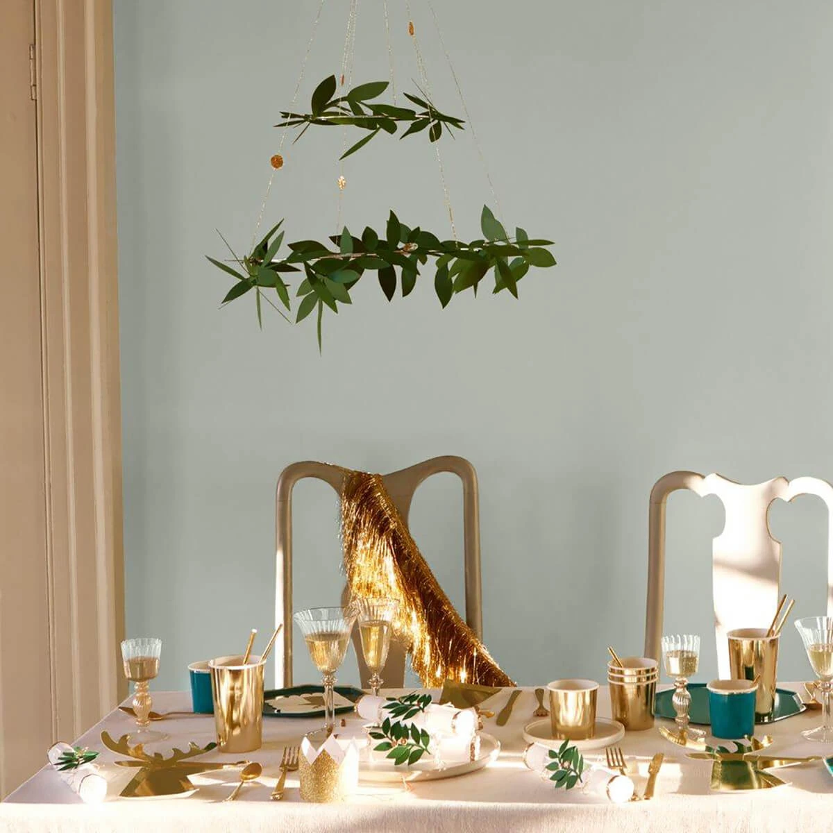 Festive Foliage Chandelier By Meri Meri - Image 2