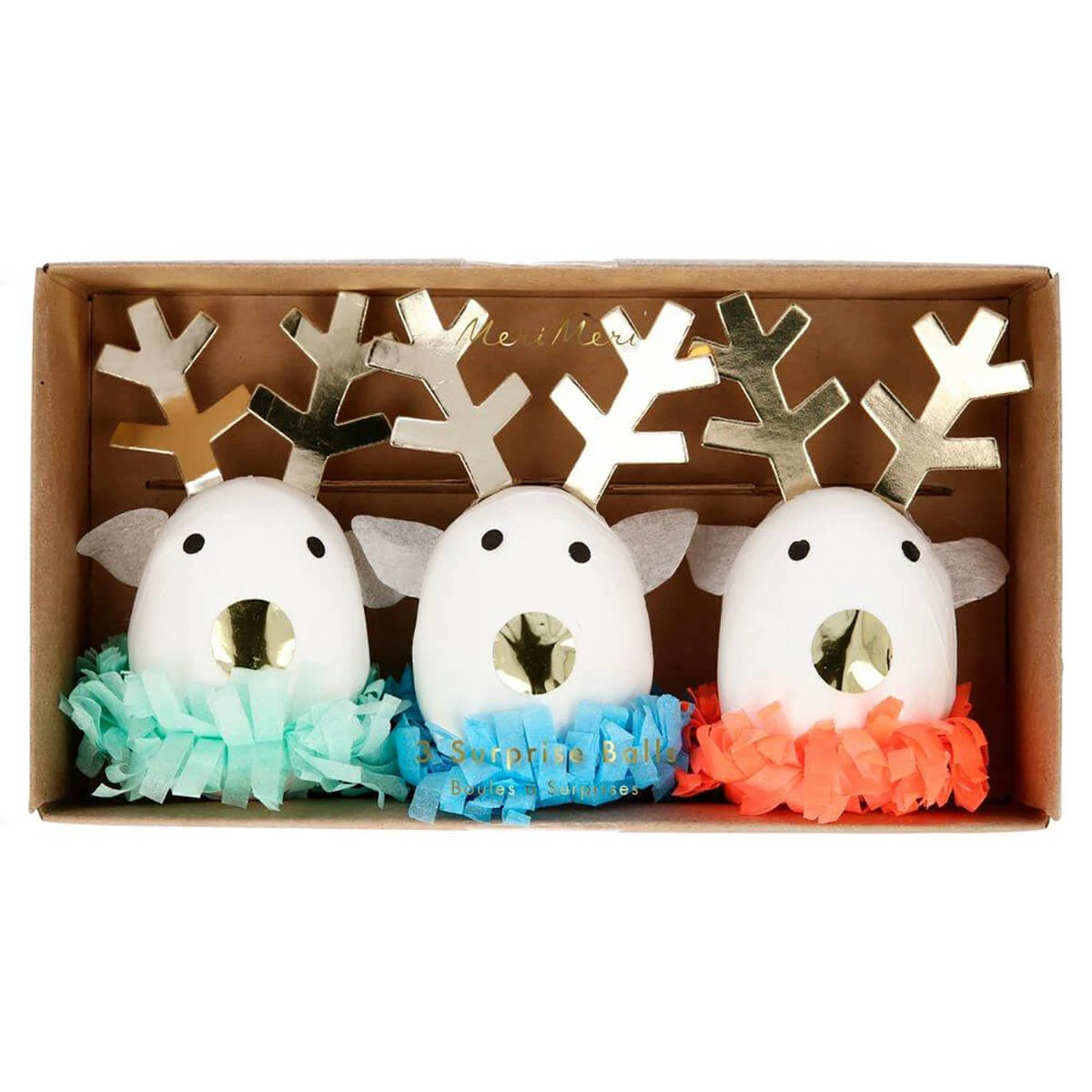 Festive Reindeer Party Balls By Meri Meri